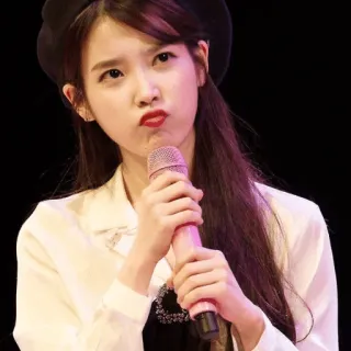 ✨️ IU singer, korean, celebrity, artist, actress, female telegram sticker