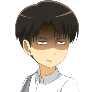 😒 Levi Ackerman Attack on Titan อนิเมะ, มังงะ, ผ่าพิภพไททัน, รีไวล์, รีไวล์ แอคเคอร์แมน, ตัวละคร telegram sticker