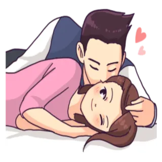 🥰 love, couple, kiss, romance, cute, affection telegram sticker