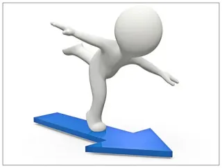 ⬇️ stickman, arrow, balance, direction, 3d telegram sticker