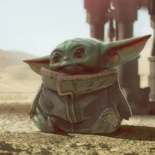 🙂 Baby Yoda เบบี้โยดา, เดอะมัณฑาลอเรียน, สตาร์ วอร์ส, น่ารัก, โกรกู, ภาพยนตร์, รายการทีวี, ตัวละคร telegram sticker