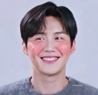 😄 Kim Seon-ho acteur, coréen, sourire, fossettes, mignon telegram sticker