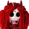 Creepy dolls by @sweetestmemor1es telegram emojis 🫥