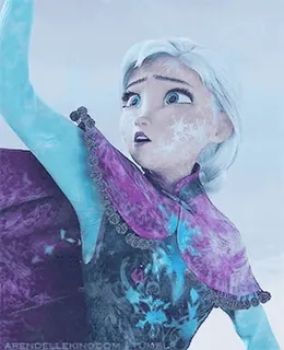 🥶 Elsa Frozen Elsa, Frozen, Disney, Animatie, Ijs, Sneeuw, Prinses telegram sticker