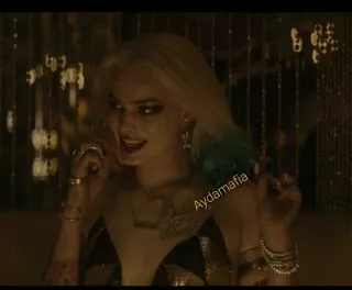 😌 Harley Quinn Suicide Squad Aydamafia Harley Quinn, DC Comics, Suicide Squad, Margot Robbie, villain, character, blonde, antihero telegram sticker