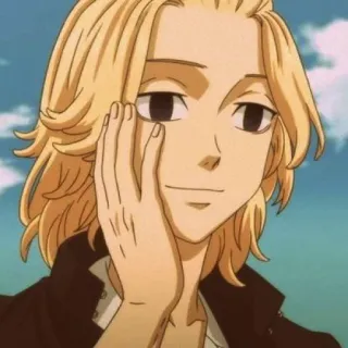 🧀 Mikey Tokyo Revengers Anime, Mikey, Tokyo Revengers, Charakter, Mann, Blonde Haare telegram sticker