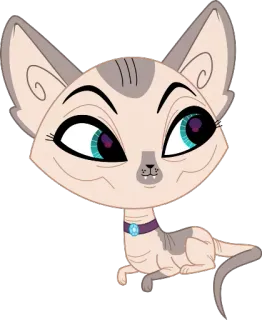 😶 Katze, Cartoon, Tier, Sticker telegram sticker