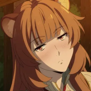 🤨 Raphtalia The Rising of the Shield Hero Anime, Cartoon, Tanuki, Raphtalia, Rising of the Shield Hero, Süß, Fantasy whatsapp sticker