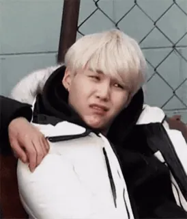 🤨 Suga Suga, K-pop, BTS, Min Yoongi, Espressione, Disgusto telegram sticker