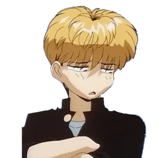 😒 Anime, Junge, Charakter, Manga whatsapp sticker