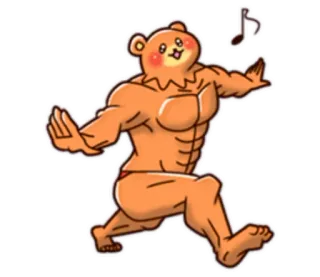 Мускулистик telegram stickers