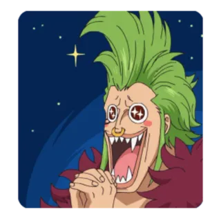 😳 Caesar Clown One Piece Anime, Manga, One Piece, Caesar Clown, Bösewicht, Verrückt telegram sticker