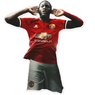 🙉 Romelu Lukaku sepak bola, olahraga, sepak bola, pemain, Romelu Lukaku telegram sticker