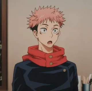 😮 Yuji Itadori Jujutsu Kaisen Аниме, Юдзи Итадори, Jujutsu Kaisen, Персонаж, Розовые волосы, Аниме персонаж telegram sticker