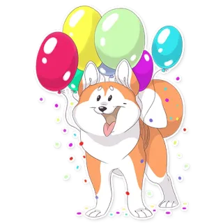 Akita telegram stickers