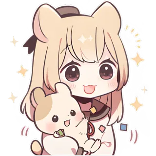 😄 애니메이션, 만화, 귀여운, 카와이, 치비, 만화, 스티커 telegram sticker