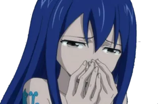 😢 Wendy Marvell Fairy Tail Anime, Weinend, Traurig, Verweint, Wendy Marvell, Fairy Tail telegram sticker