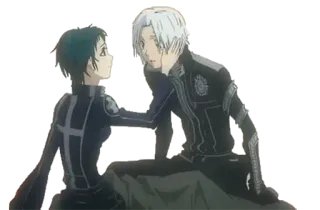 😏 D.Gray-man Anime, Karakter, D.Gray-man, Allen Walker, Lenalee telegram sticker