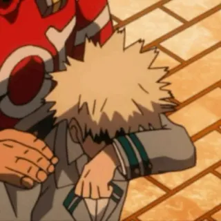 🍺 Bakugo My Hero Academia Anime, My Hero Academia, Bakugo, Sedih, Kesal telegram sticker