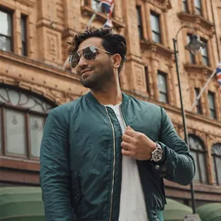 🖤 man, fashion, sunglasses, jacket, urban, city, style telegram sticker