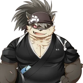 😏 性荡 Anime, Kartun, Furry, Karakter, Anthro telegram sticker