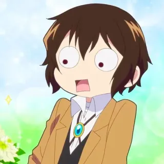 ☕️ Dazai Osamu Bungou Stray Dogs Аниме, Dazai, Bungou Stray Dogs, Мультфильм, Персонаж telegram sticker
