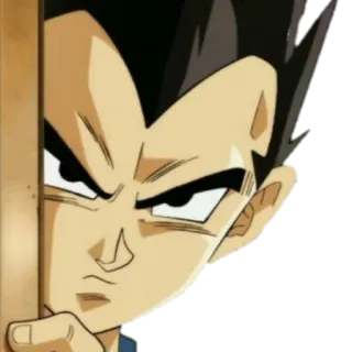 👀 Vegeta Dragon Ball Z 애니메이션, 왕자, 사이어인, 전사, DBZ telegram sticker