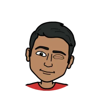 😉 Bitmoji, อวตาร, การ์ตูน, คน, ผู้ชาย, ขยิบตา telegram sticker