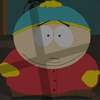 😟 Eric Cartman South Park cartoni animati, South Park, Eric Cartman, commedia, animazione, personaggio telegram sticker