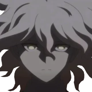 😠 Nagito Komaeda Danganronpa anime, video game, danganronpa, nagito komaeda telegram sticker
