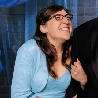 🤩 Mayim Bialik woman, actress, celebrity telegram sticker