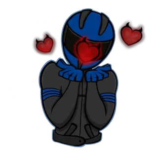 ❤️ helm, hati, cinta, motor, pengendara motor telegram sticker