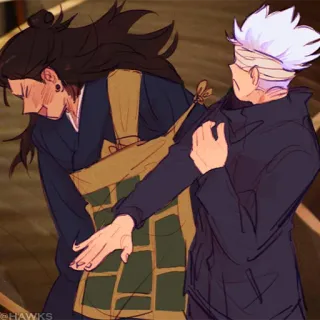 😡 @HAWKS Anime, Gojo, Manga, Personnages, Amitié telegram sticker