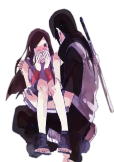 ❤ Itachi Uchiha Naruto 动漫, 漫画, 忍者, 粉丝创作, 宇智波, 鼬, 浪漫 telegram sticker