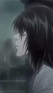 😕 L Death Note Anime, Death Note, Trinh thám, Trí tuệ telegram sticker