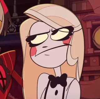 🌟 Charlie Morningstar Hazbin Hotel 찰리, 모닝스타, hazbin hotel, 만화, 귀여운 telegram sticker