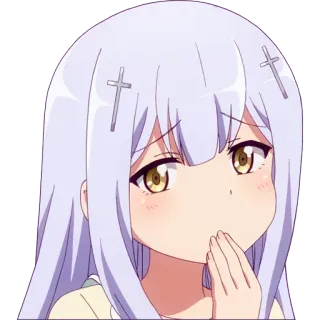 🤭 Gabriel White Tenma Gabriel DropOut Anime, Manga, Gabriel Dropout, Gabriel White Tenma, Engel, Süß, Anime Mädchen telegram sticker