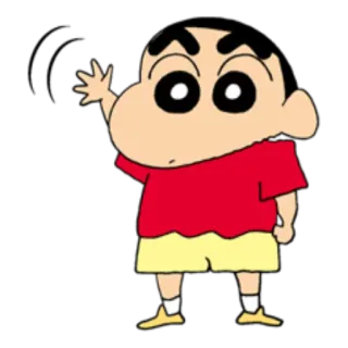 👋 Shin-chan Crayon Shin-chan Anime, Dibujos animados, Niño, Personaje, Shin-Chan, Crayon Shin-Chan whatsapp sticker