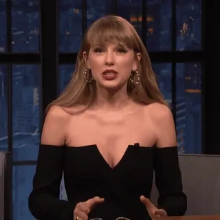 ⌚️ Taylor Swift 歌手, 词曲作者, 名人, 金发, 肖像 telegram sticker