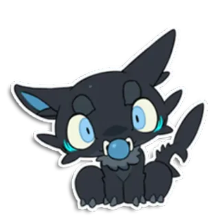👶 binatang, kartun, imut, makhluk, monster, ilustrasi whatsapp sticker