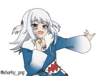 💃 Gawr Gura Hololive whatsapp sticker