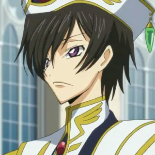 🔗 Lelouch Lamperouge Code Geass Anime, Lelouch, Code Geass, Personagem, Personagem de anime telegram sticker