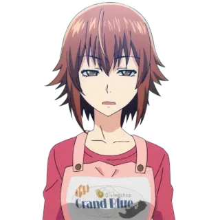 😑 Grand Blue anime, girl, grand blue, diving telegram sticker