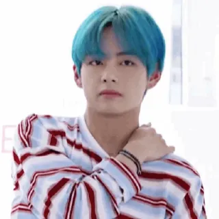🤙 V K-pop, Musica, Idol, Celebrità, Ritratto, BTS, Taehyung, Coreano whatsapp sticker