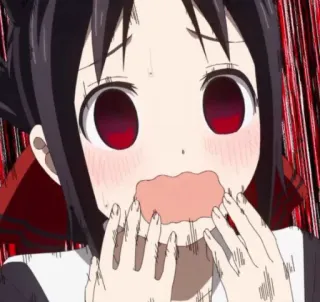 😱 Kaguya Shinomiya Kaguya-sama: Love Is War Anime, Manga, Kaguya-sama, Kawaii, Schockiert, Überrascht, Verlegen whatsapp sticker