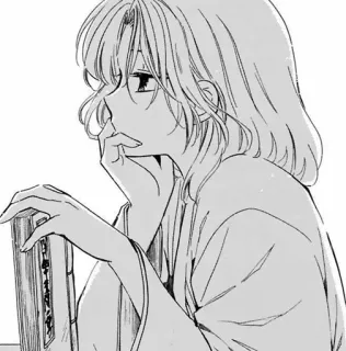 🎡 Anime, Manga, Fille, Livre, Personnage telegram sticker