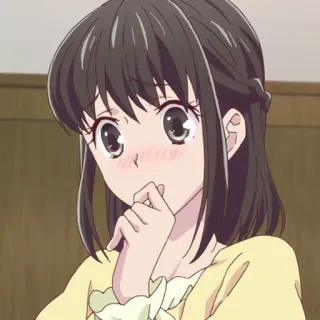 🐗 anime, girl, cartoon, character, cute telegram sticker