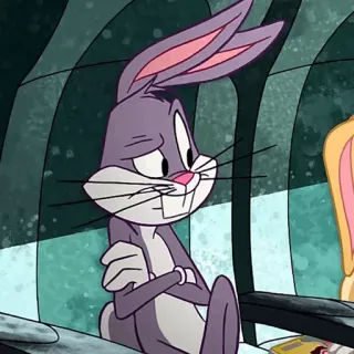 🥕 Bugs Bunny Looney Tunes Dibujos animados, Conejo, Conejito, Looney Tunes, Bugs Bunny, Personaje telegram sticker