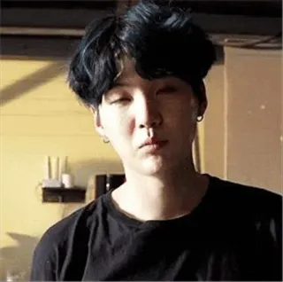 😐 Suga Suga, BTS, K-Pop, Min Yoongi, Sänger, Künstler, Musik telegram sticker