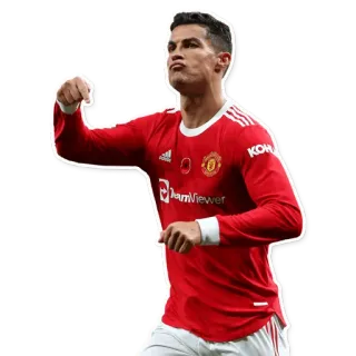👇 Cristiano Ronaldo football, football, athlète, sport, manchester united, ronaldo whatsapp sticker